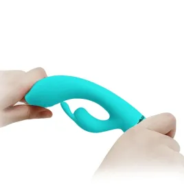 PRETTY LOVE - VIBRATEUR SCOCCO LAPIN TURQUOISE