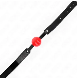 KINK - BALLE TPE SOUPLE 4 CM GAG MODÈLE 1 66 x 2,5 CM RÉGLABLE 41-61 CM