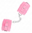 KINK - POGGIPOLSI PREMIUM RIVESTITI IN PELLICCIA ROSA CON CINTURA ROSA REGOLABILE 17-29 CM X 6 CM