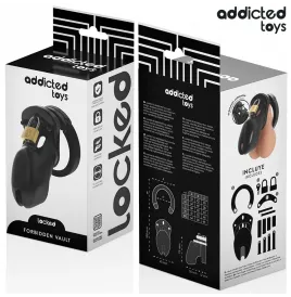 ADDICTED TOYS LOCKED - FORBIDDEN VAULT JAULA PARA PENE 10 CM
