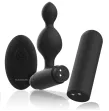 BLACKandSILVER - TUCKER KLEINE ANALSTECKER AUS SILIKON MIT FERNBEDIENUNG BLACKandSILVER - TUCKER KLEINE ANALSTECKER AUS SILIKON MIT FERNBEDIENUNG