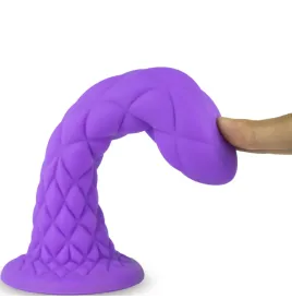 SILEXD - DREAMY DILDO FANTASY LIQUID SILICONE THERMOREACTIVE VIOLET 18.5 CM