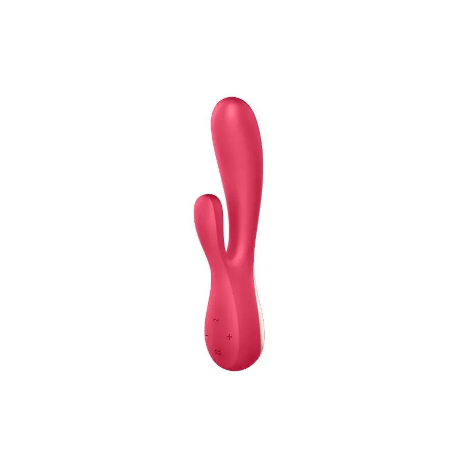 SATISFYER - MONO FLEX ROUGE AVEC APPLICATION SATISFYER - MONO FLEX ROUGE AVEC APPLICATION