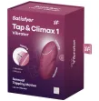 SATISFYER - TAP and CLIMAX 1 VIBRADOR LAY-ON ROJO SATISFYER - TAP and CLIMAX 1 VIBRADOR LAY-ON ROJO