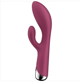 SATISFYER - SPINNING RABBIT 1 CLITORIS ET STIMULATION DU POINT G ROUGE