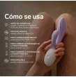 LELO - INA TWIST DOPPIO VIBRATORE A CONIGLIO PER IL PUNTO G E IL CLITORIDE LAVANDA LELO - INA TWIST DOPPIO VIBRATORE A CONIGLIO PER IL PUNTO G E IL CLITORIDE LAVANDA