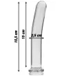 NEBULA SERIES BY IBIZA - MODELLO 9 DILDO IN VETRO BOROSILICATO TRASPARENTE 15.5 CM -O- 2.5 CM NEBULA SERIES BY IBIZA - MODELLO 9 DILDO IN VETRO BOROSILICATO TRASPARENTE 15.5 CM -O- 2.5 CM