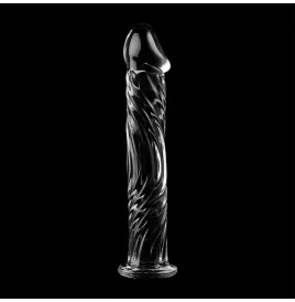 NEBULA SERIES BY IBIZA - MODELO 12 DILDO CRISTAL TRANSPARENTE 17 CM -O- 3.5 CM