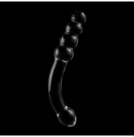 NEBULA SERIES BY IBIZA - MODELL 14 DILDO BOROSILIKATGLAS KLAR 18.5 CM -O- 3 CM