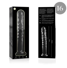 NEBULA SERIES BY IBIZA - MODÈLE 16 GODE EN VERRE BOROSILICATE CLAIR 18.5 CM -O- 3 CM