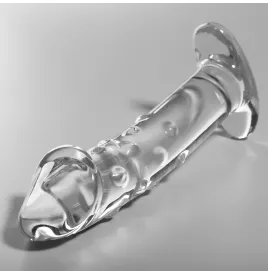 NEBULA SERIES BY IBIZA - MODELO 19 DILDO CRISTAL TRANSPARENTE 18.5 CM -O- 4 CM
