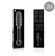 NEBULA SERIES BY IBIZA - MODEL 20 DILDO BOROSILICATE GLASS CLEAR 20.5 CM -O- 3 CM NEBULA SERIES BY IBIZA - MODEL 20 DILDO BOROSILICATE GLASS CLEAR 20.5 CM -O- 3 CM