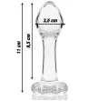 NEBULA SERIES BY IBIZA - MODELL 2 ANALPLUG BOROSILIKATGLAS KLAR 11 CM -O- 3.5 CM NEBULA SERIES BY IBIZA - MODELL 2 ANALPLUG BOROSILIKATGLAS KLAR 11 CM -O- 3.5 CM