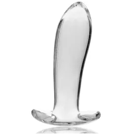 NEBULA SERIES BY IBIZA - PLUG ANAL MODÈLE 5 VERRE BOROSILICATE CLAIR 12.5 CM -O- 3.5 CM