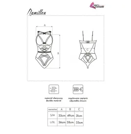 LIVCO CORSETTI FASHION - NAMILLEN LC 90528 CORPO NERO