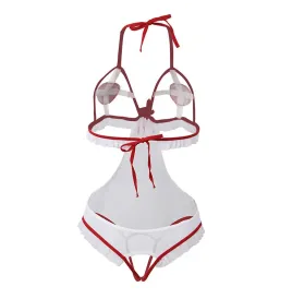 SUBBLIME - DISFRAZ DE ENFERMERA SEXY SIN ENTREPIERNA S-M