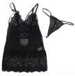 SUBBLIME - BABYDOLL MIT VERSTELLBAREN SPITZENTRGERN SCHWARZ S-M SUBBLIME - BABYDOLL MIT VERSTELLBAREN SPITZENTRGERN SCHWARZ S-M