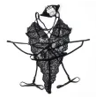 SUBBLIME - LACE BODY POLICE COSTUME BLACK S-M SUBBLIME - LACE BODY POLICE COSTUME BLACK S-M