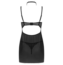 LIVCO CORSETTI FASHION - ENSEMBLE BINELLA BABYDOLL THONG NOIR