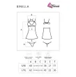 LIVCO CORSETTI FASHION - ENSEMBLE BINELLA BABYDOLL THONG NOIR LIVCO CORSETTI FASHION - ENSEMBLE BINELLA BABYDOLL THONG NOIR