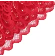 SUBBLIME - SATIN BABYDOLL WITH LACE RED S-M SUBBLIME - SATIN BABYDOLL WITH LACE RED S-M