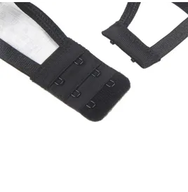 SUBBLIME - 3-TEILIGES SET BH STRING STRUMPFBAND AUS SPITZE SCHWARZ S-M