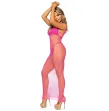 LEG AVENUE - LONG NET DRESS FUCHSIA ONE SIZE LEG AVENUE - LONG NET DRESS FUCHSIA ONE SIZE