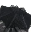SUBBLIME - 957544 LEDERKLEID MIT SPITZENKRAGEN SCHWARZ S-M SUBBLIME - 957544 LEDERKLEID MIT SPITZENKRAGEN SCHWARZ S-M
