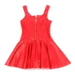 SUBBLIME - 957681 ROBE EN CUIR AVEC FERMETURE ÉCLAIR COEUR ROUGE S-M SUBBLIME - 957681 ROBE EN CUIR AVEC FERMETURE ÉCLAIR COEUR ROUGE S-M