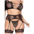 LEG AVENUE - 89359 TOP STRING STRUMPFGÜRTEL SET SCHWARZ - EINE GRÖSSE LEG AVENUE - 89359 TOP STRING STRUMPFGÜRTEL SET SCHWARZ - EINE GRÖSSE