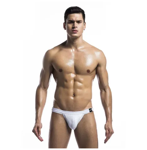 MOB - MAILLOT DE BAIN FÉTICHE BLANC JOCKSTRAP TAILLE L