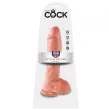 KING COCK - 10 DILDO FLESH CON SFERE 26.5 CM KING COCK - 10 DILDO FLESH CON SFERE 26.5 CM