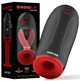 JAMYJOB - MASTURBATEUR EFFET CHAUFFANT SWING-R, SWING TECH ET VIBRATION