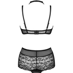 LIVCO CORSETTI FASHION - LINERA FOR THE SENSES COLLECTION SOUTIEN-GORGE CULOTTE NOIR