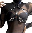 SUBBLIME - HARNAIS POITRINE EN CUIR NOIR TAILLE UNIQUE SUBBLIME - HARNAIS POITRINE EN CUIR NOIR TAILLE UNIQUE