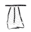 SUBBLIME - HARNAIS POITRINE CHAÎNE S EN CUIR NOIR TAILLE UNIQUE SUBBLIME - HARNAIS POITRINE CHAÎNE S EN CUIR NOIR TAILLE UNIQUE