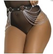 SUBBLIME - LEDERKETTENGÜRTEL SCHWARZ EINHEITSGRÖSSE