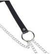 SUBBLIME - ANELLO IN PELLE CATENA CINTURA NERA TAGLIA UNICA SUBBLIME - ANELLO IN PELLE CATENA CINTURA NERA TAGLIA UNICA