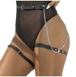 SUBBLIME - HARNAIS CEINTURE CUIR NOIR TAILLE UNIQUE