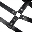 SUBBLIME - PETTORINA CON ANELLO IN PELLE NERA TAGLIA UNICA SUBBLIME - PETTORINA CON ANELLO IN PELLE NERA TAGLIA UNICA