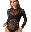 SUBBLIME - HARNESS MIT RIEMEN UND KETTE DETAILS EINE GRÖSSE