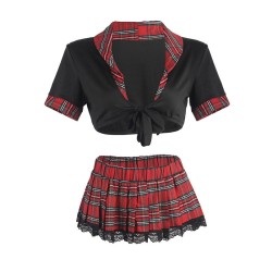 SUBBLIME - SEXY SCHOOLGIRL COSTUME WITH TOP S-M