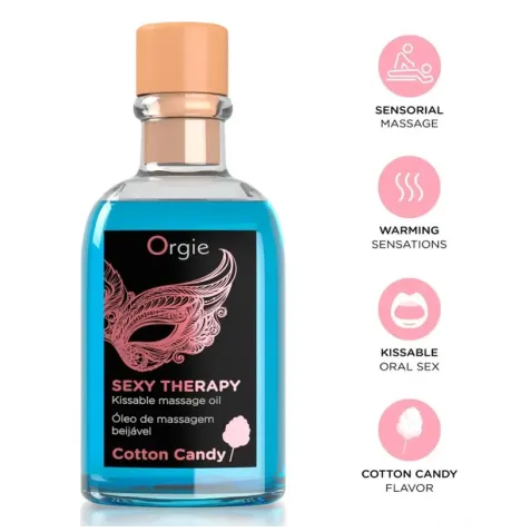 ORGIE - LIPS MASSAGE COTTON CANDY KISSABLE MASSAGE SET 100 ML