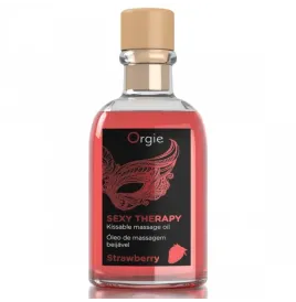 ORGIE - LIPS MASSAGE STRAWBERRY KISSABLE MASSAGE SET 100 ML