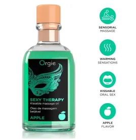 ORGIE - COFFRET DE MASSAGE POUR LES LÈVRES APPLE KISSABLE 100 ML