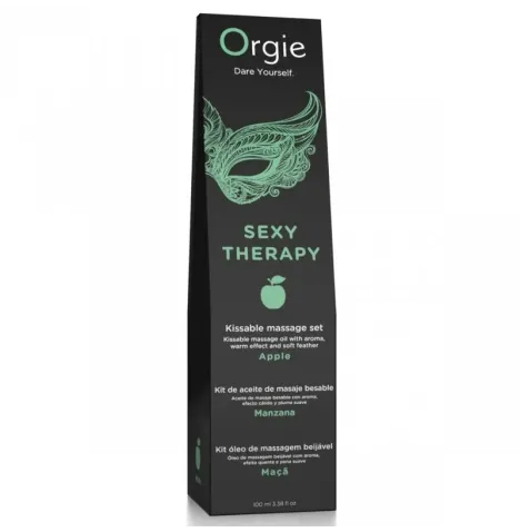 ORGIE - COFFRET DE MASSAGE POUR LES LÈVRES APPLE KISSABLE 100 ML