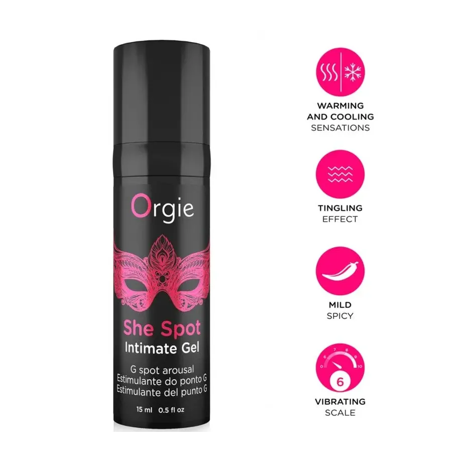 ORGIE - SHE SPOT G-SPOT ERREGUNGS-INTIMGEL 15 ML ORGIE - SHE SPOT G-SPOT ERREGUNGS-INTIMGEL 15 ML
