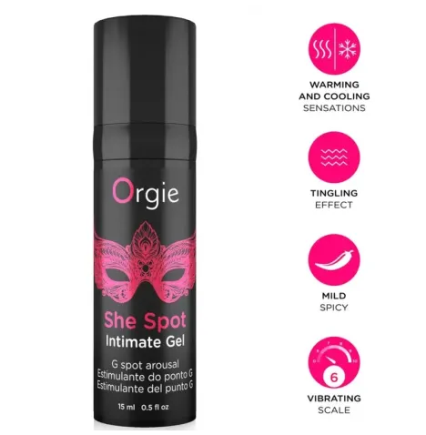 ORGIE - SHE SPOT G-SPOT GEL INTIMO ECCITANTE 15 ML