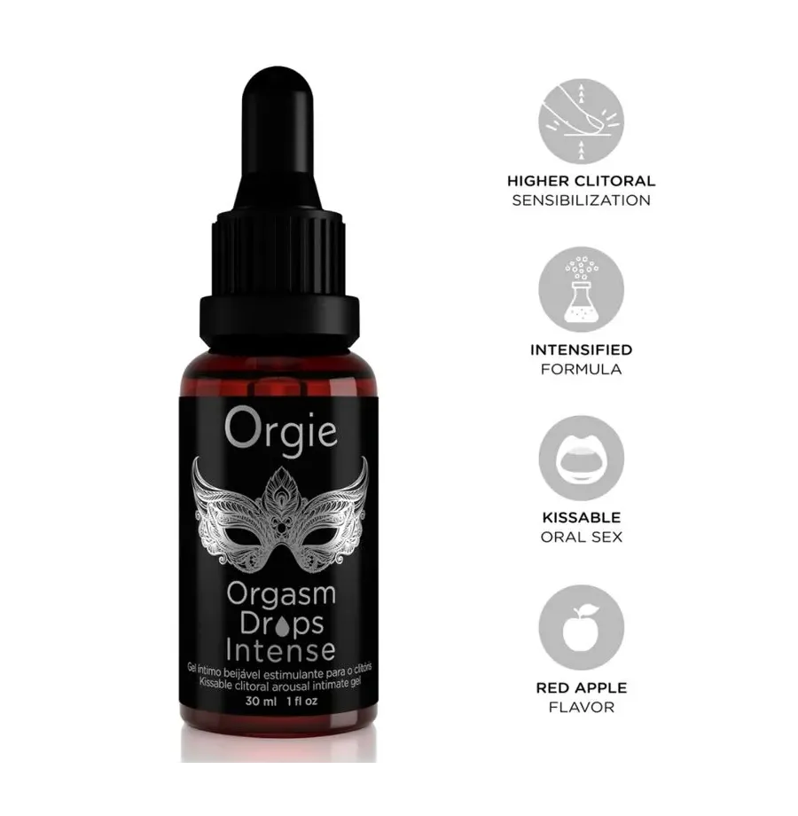 ORGIE - GOUTTES ORGASTIQUES INTENSES ET EXCITANTES CLITORIELLES 30 ML ORGIE - GOUTTES ORGASTIQUES INTENSES ET EXCITANTES CLITORIELLES 30 ML