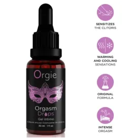 ORGIE - ORGASM DROPS GOTAS ESTIMULANTES PARA CLÍTORIS 30 ML